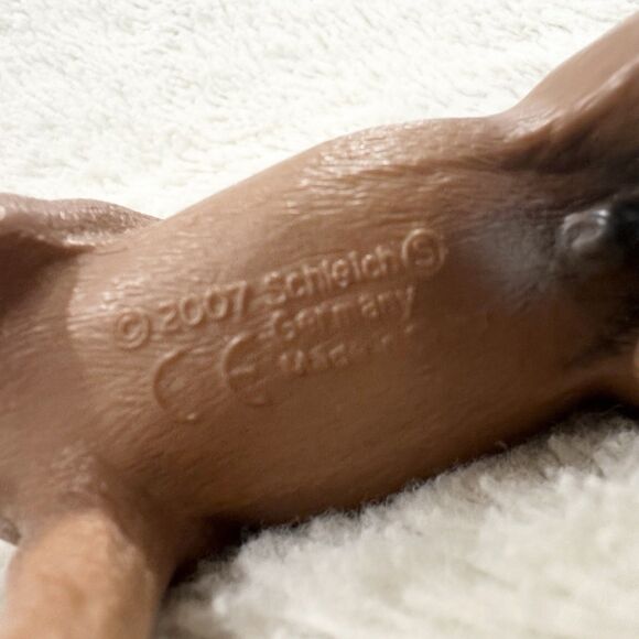 Schleich Tennessee Walker Palomino 5" Horse Figure Retired 2007 Stallion Brown - Picture 5 of 6